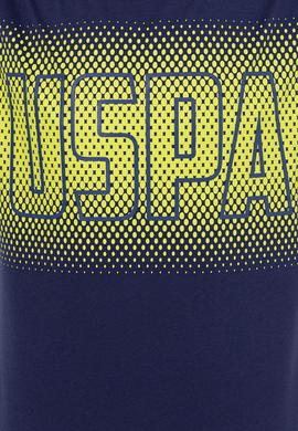 Erkek Lacivert Bisiklet Yaka T-Shirt - 50248575029