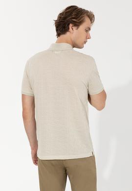 Erkek Taş Polo Yaka T-Shirt - 50249184039