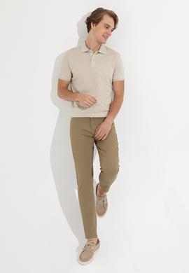 Erkek Taş Polo Yaka T-Shirt - 50249184039