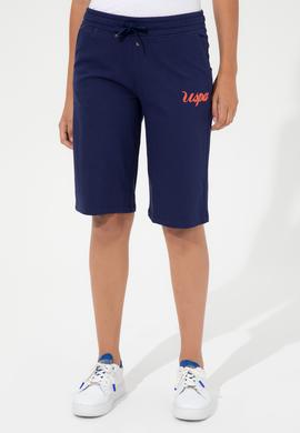 Kadın Lacivert Örme Şort - 50251979006