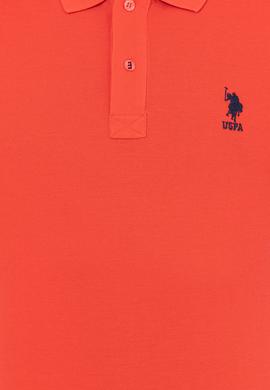 Erkek Kırmızı Basic Polo Yaka Tişört - 50254553047