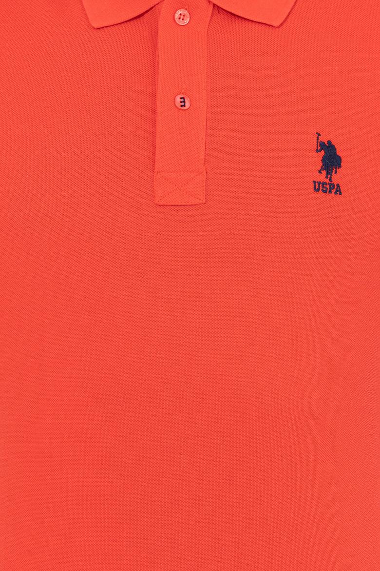 Erkek Kırmızı Basic Polo Yaka Tişört - 50254553047