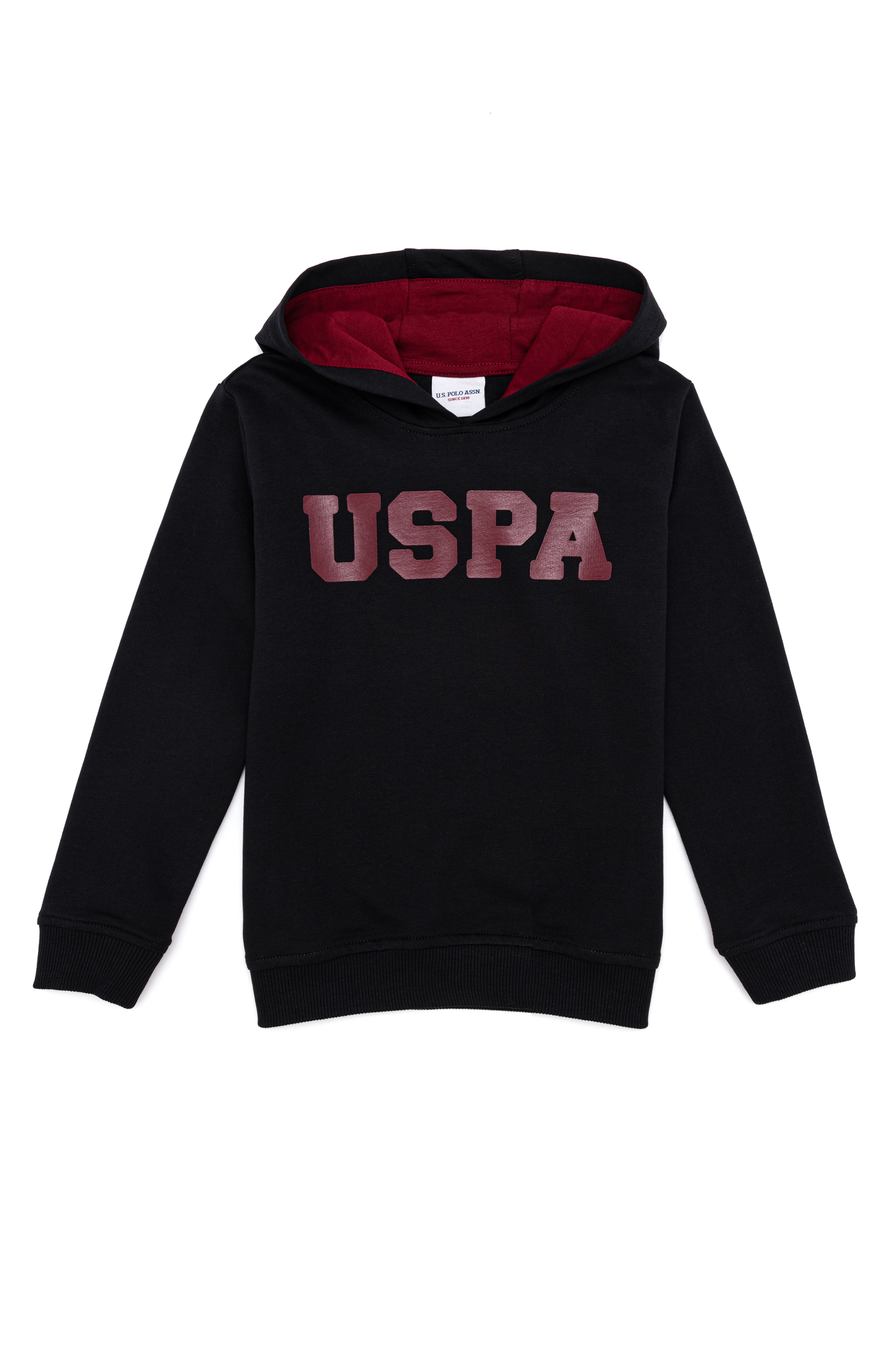 Çocuk Siyah Kapüşonlu Sweatshirt - Image 1