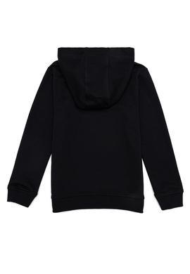 Çocuk Siyah Kapüşonlu Sweatshirt - 50254515051