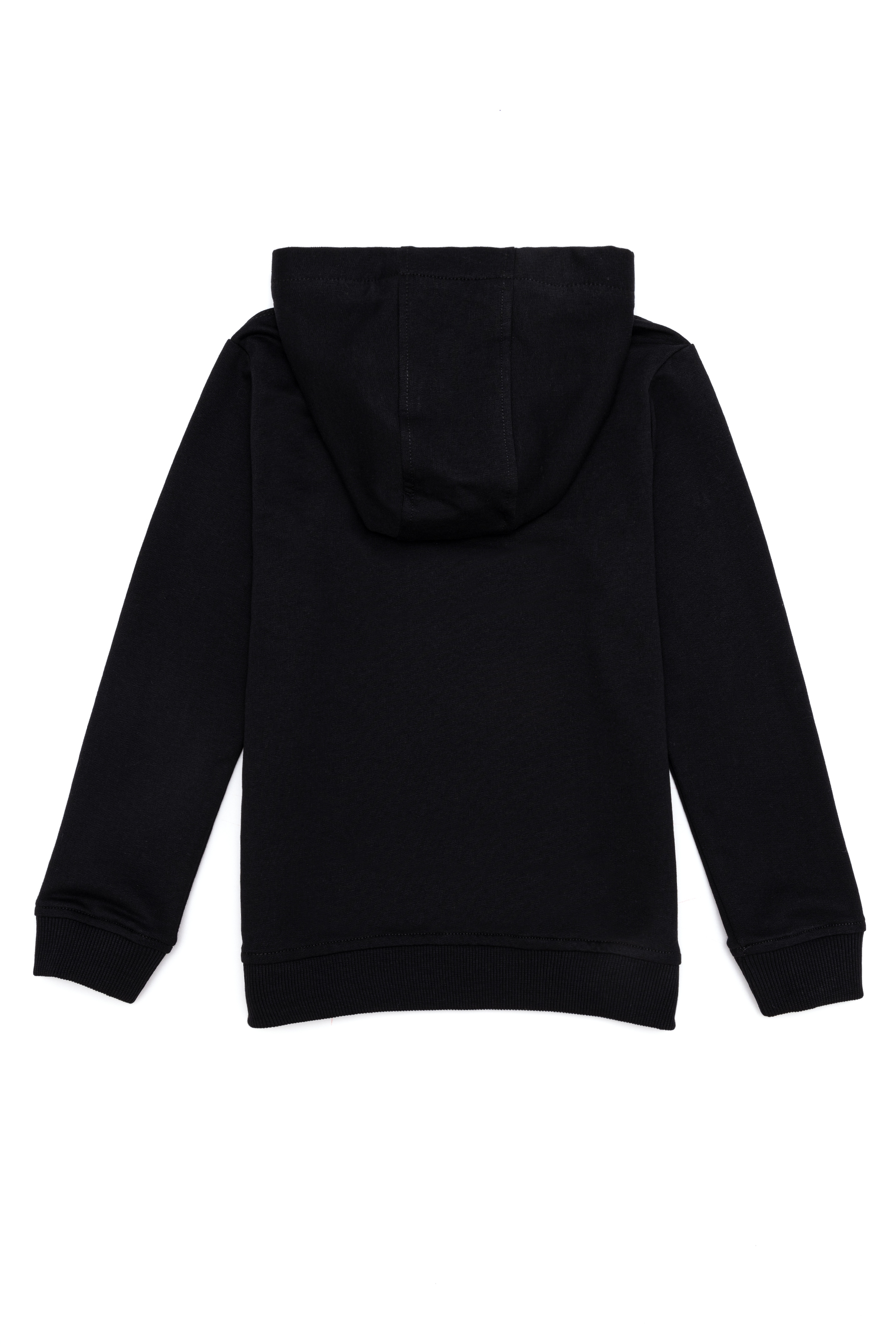 Çocuk Siyah Kapüşonlu Sweatshirt - Image 2