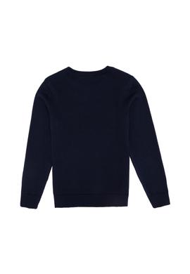 Erkek Çocuk Lacivert Bisiklet Yaka Triko Kazak - 50255804016