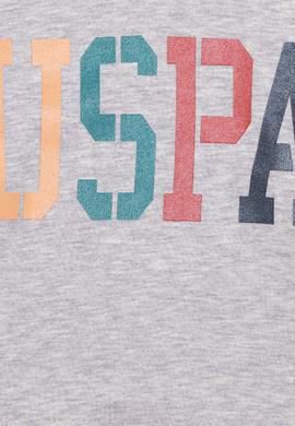 Kız Çocuk Gri Melanj Pijama Takımı - 50266424003