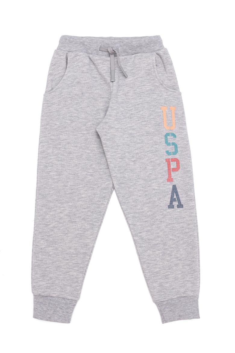 Kız Çocuk Gri Melanj Pijama Takımı - 50266424003