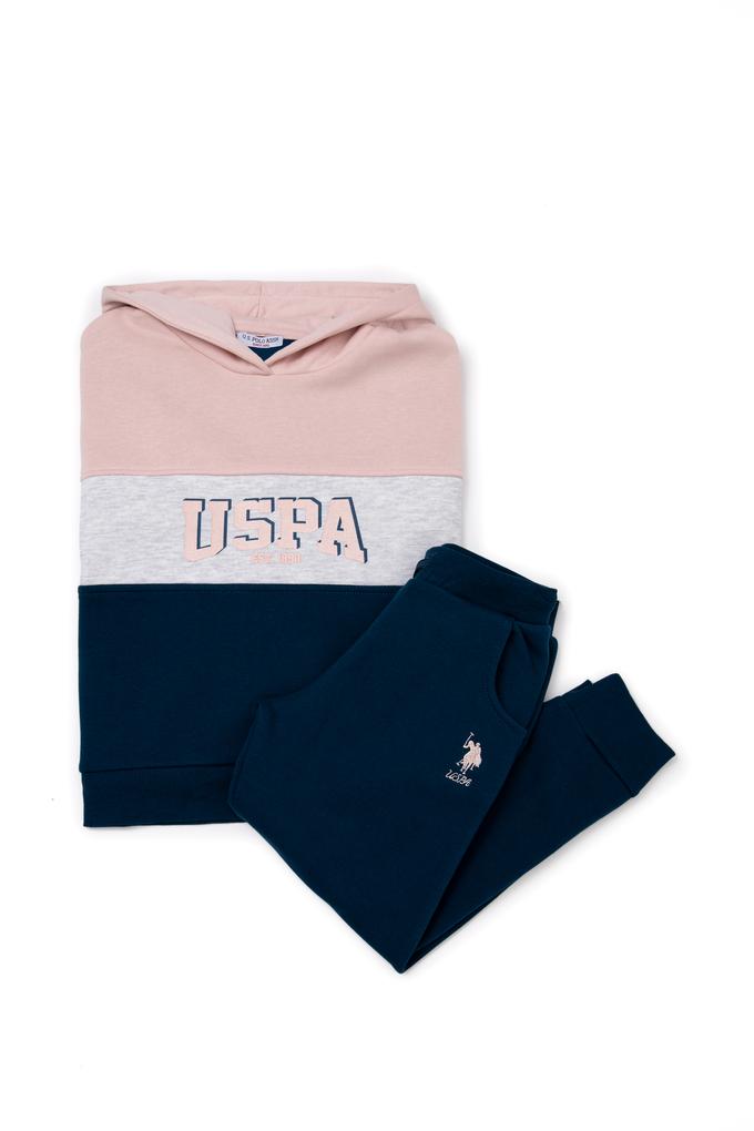 Kız Çocuk Pudra Pijama Takımı