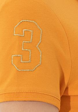 Kadın Sarı Polo Yaka Örme Elbise - 50246277143