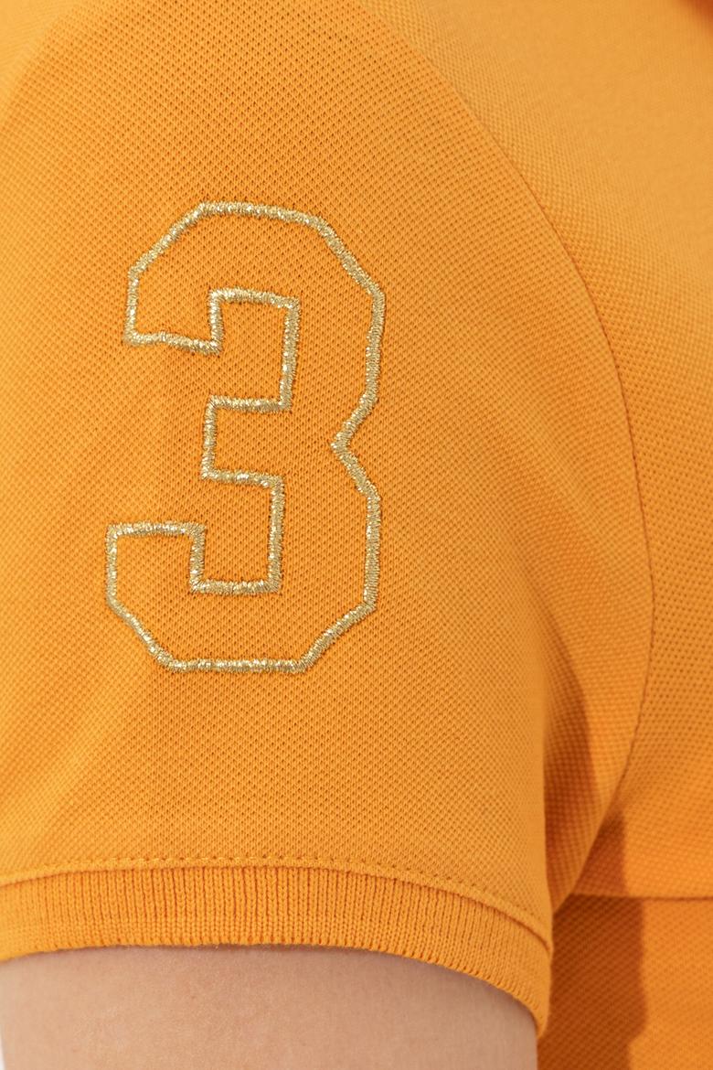 Kadın Sarı Polo Yaka Örme Elbise - 50246277143