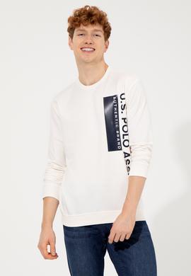 Erkek Ekru Sweatshirt - 50256376009