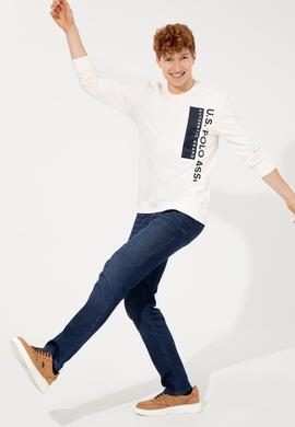 Erkek Ekru Sweatshirt - 50256376009