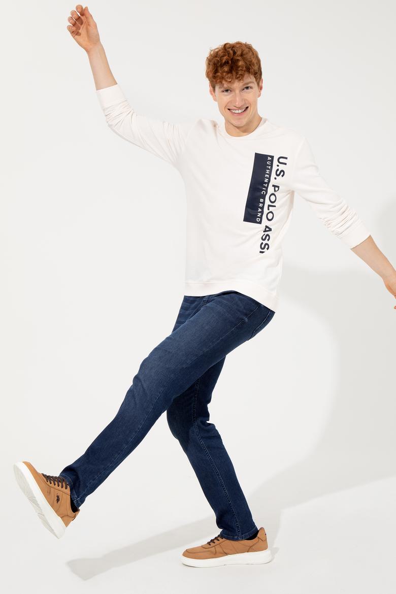 Erkek Ekru Sweatshirt - 50256376009