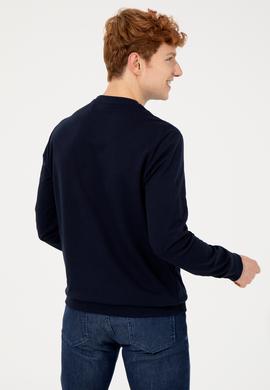 Erkek Lacivert Sweatshirt - 50256346008