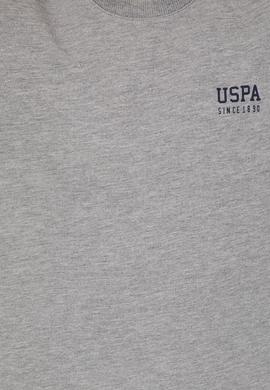 Erkek Gri Melanj Bisiklet Yaka Basic Sweatshirt - 50257281059