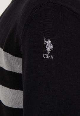 Erkek Siyah Bisiklet Yaka Triko Kazak - 50257853014