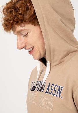 Erkek Camel Kapüşonlu Sweatshirt - 50257167001