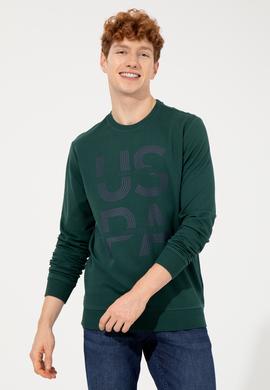 Erkek Yeşil Sweatshirt - 50257223028