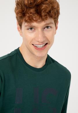 Erkek Yeşil Sweatshirt - 50257223028