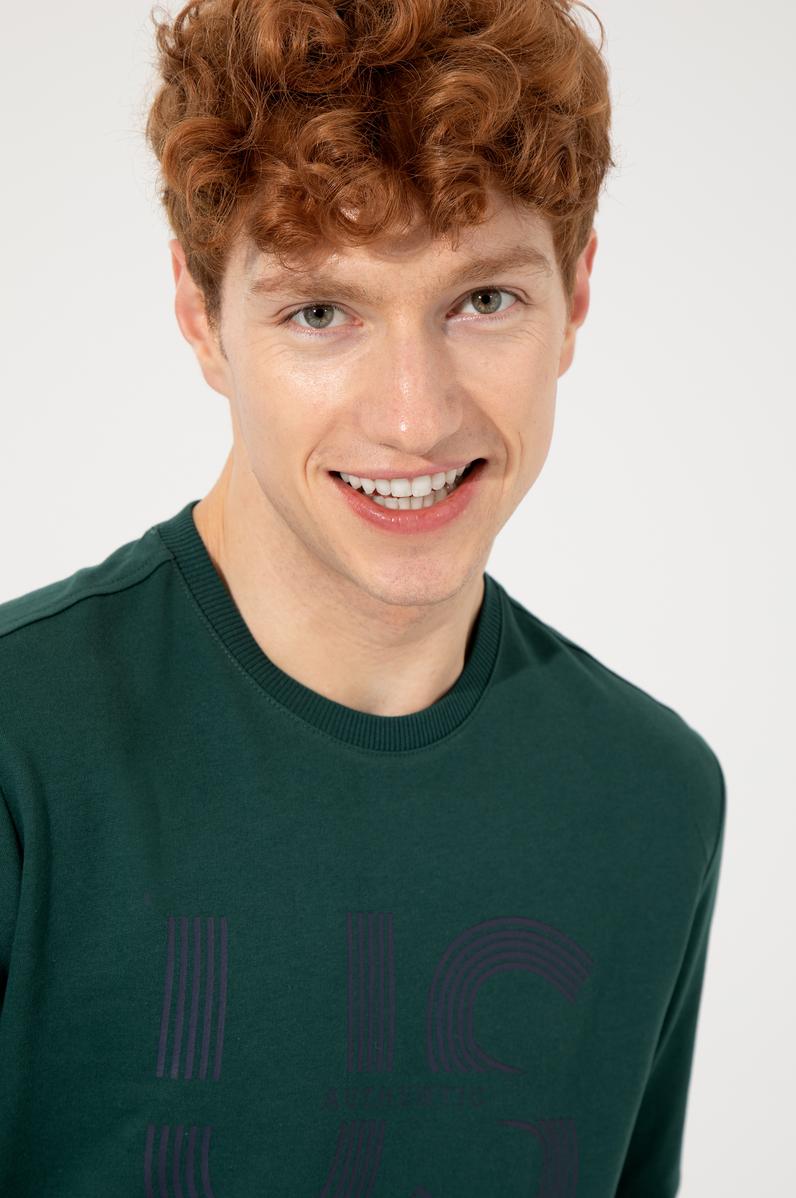 Erkek Yeşil Sweatshirt