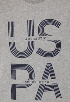 Erkek Gri Melanj Bisiklet Yaka Sweatshirt - 50257223038