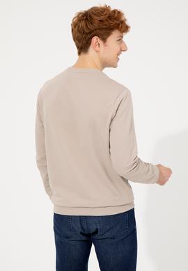Erkek Taş Basic Sweatshirt - 50257281078