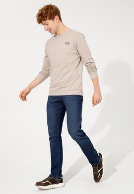 Erkek Taş Basic Sweatshirt - 50257281078