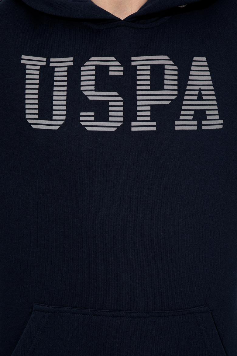 Erkek Lacivert Kapüşonlu Basic Sweatshirt - 50257164010