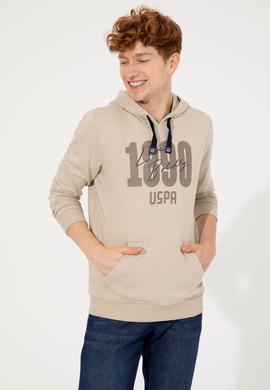 Erkek Taş Kapüşonlu Sweatshirt - 50257143051