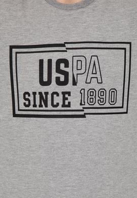 Erkek Gri Melanj Bisiklet Yaka Sweatshirt - 50257280028