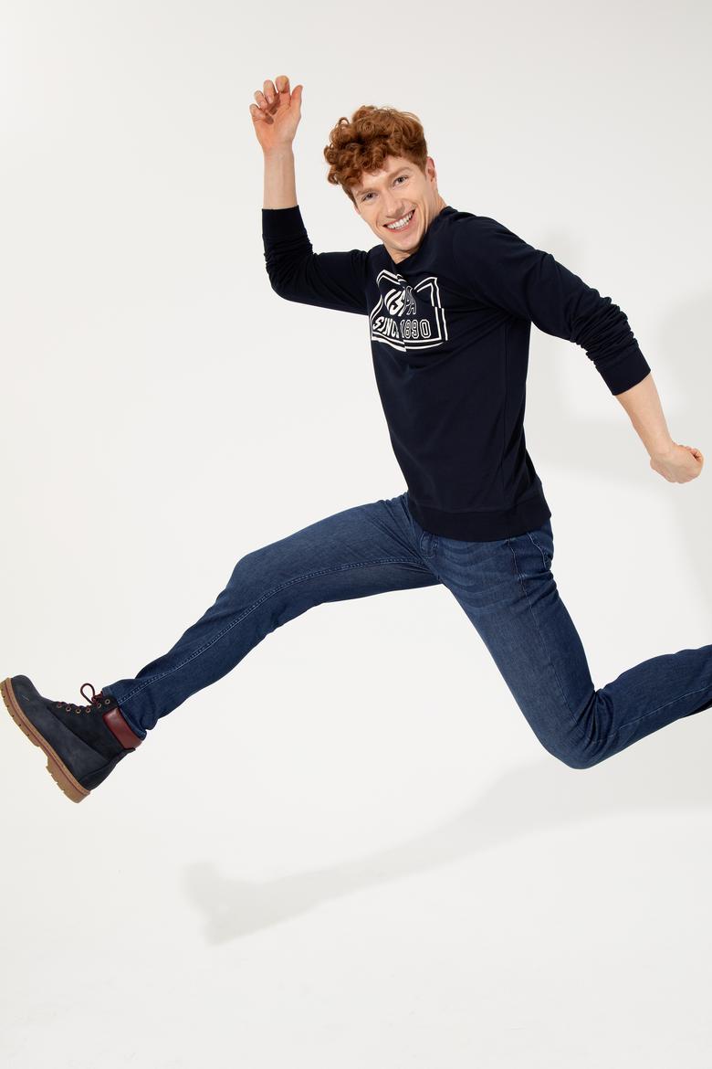 Erkek Lacivert Sweatshirt - 50257280008