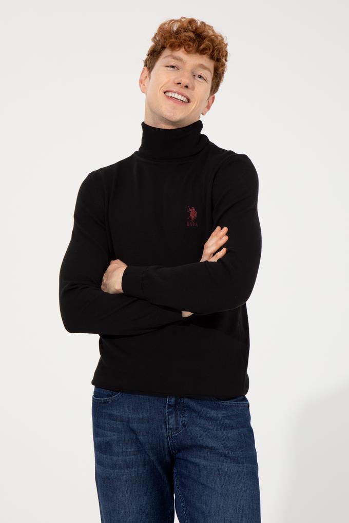 Erkek Siyah Basic Kazak