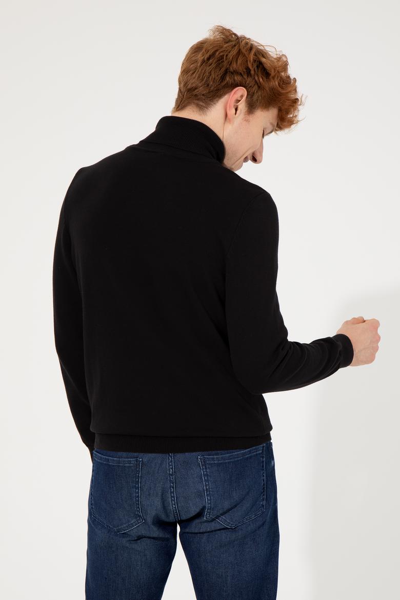 Erkek Siyah Basic Kazak - 50251874042