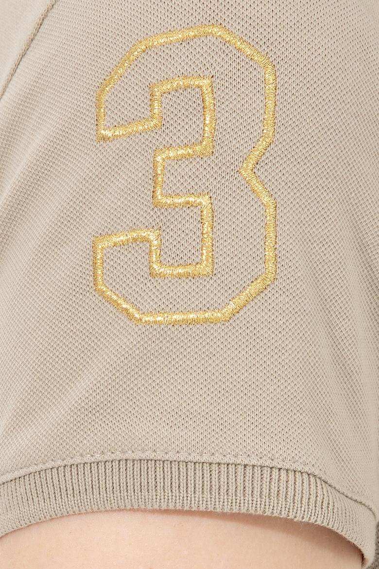 Kadın Haki Polo Yaka Örme Elbise - 50246277031