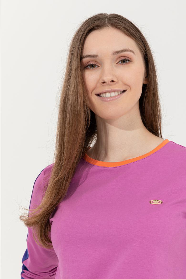 Kadın Menekşe Sweatshirt - 50251966020
