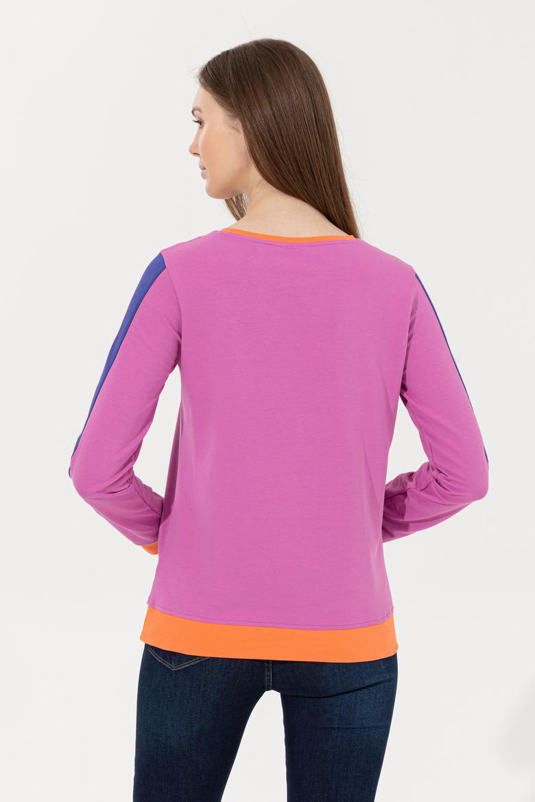Kadın Menekşe Sweatshirt - 50251966020