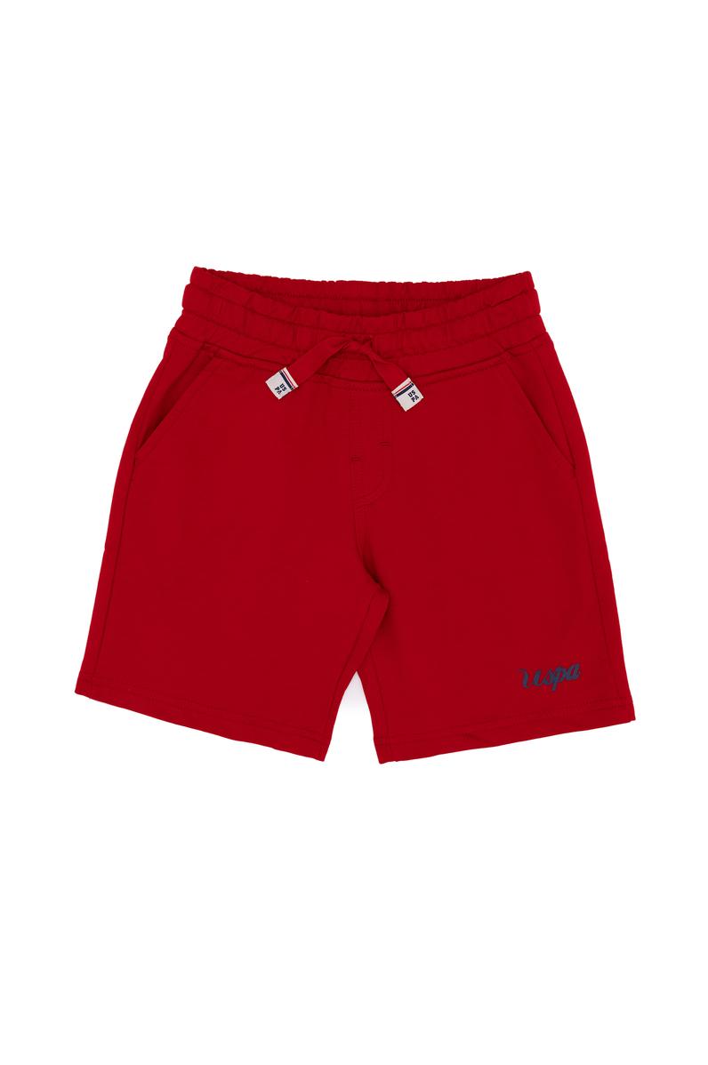 Çocuk Kırmızı Örme Şort