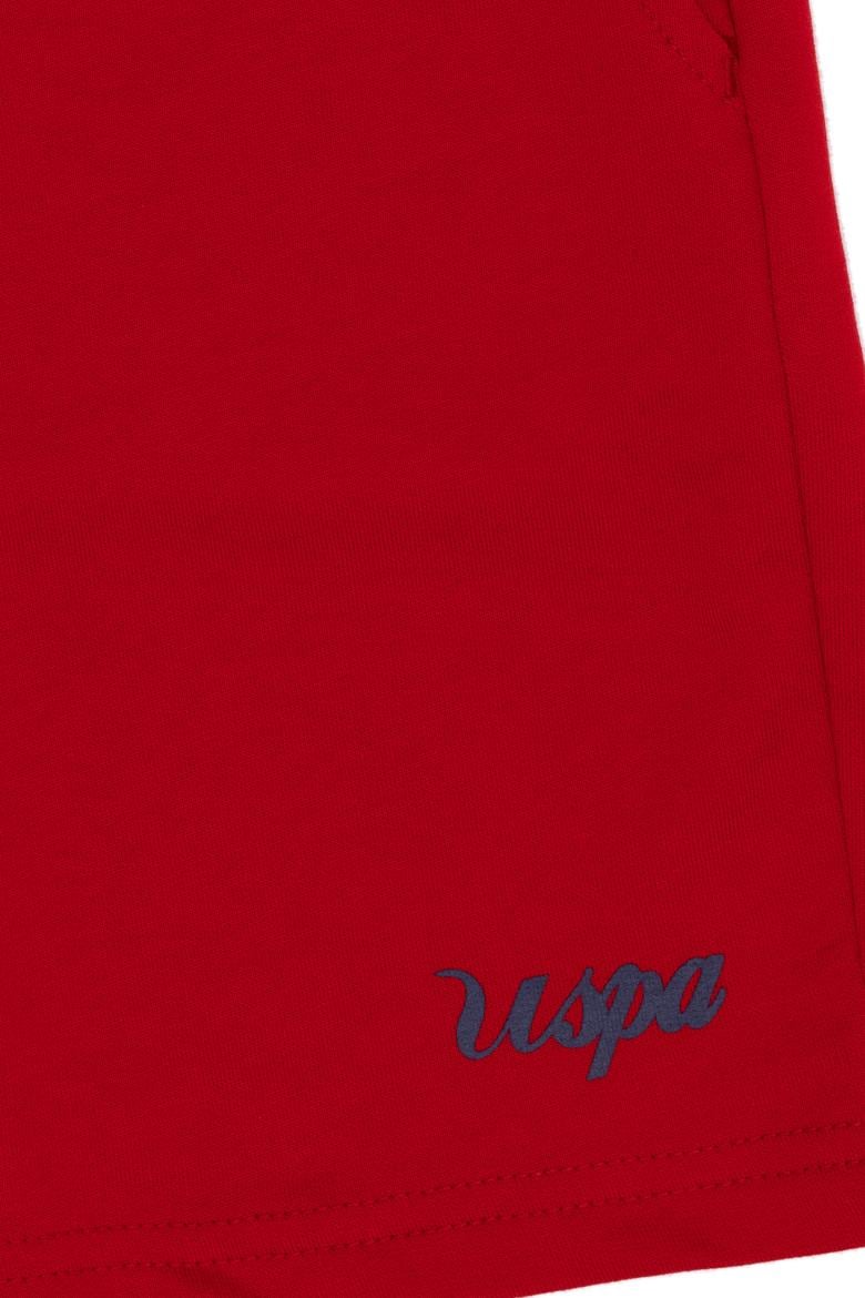 Çocuk Kırmızı Örme Şort - 50251806030