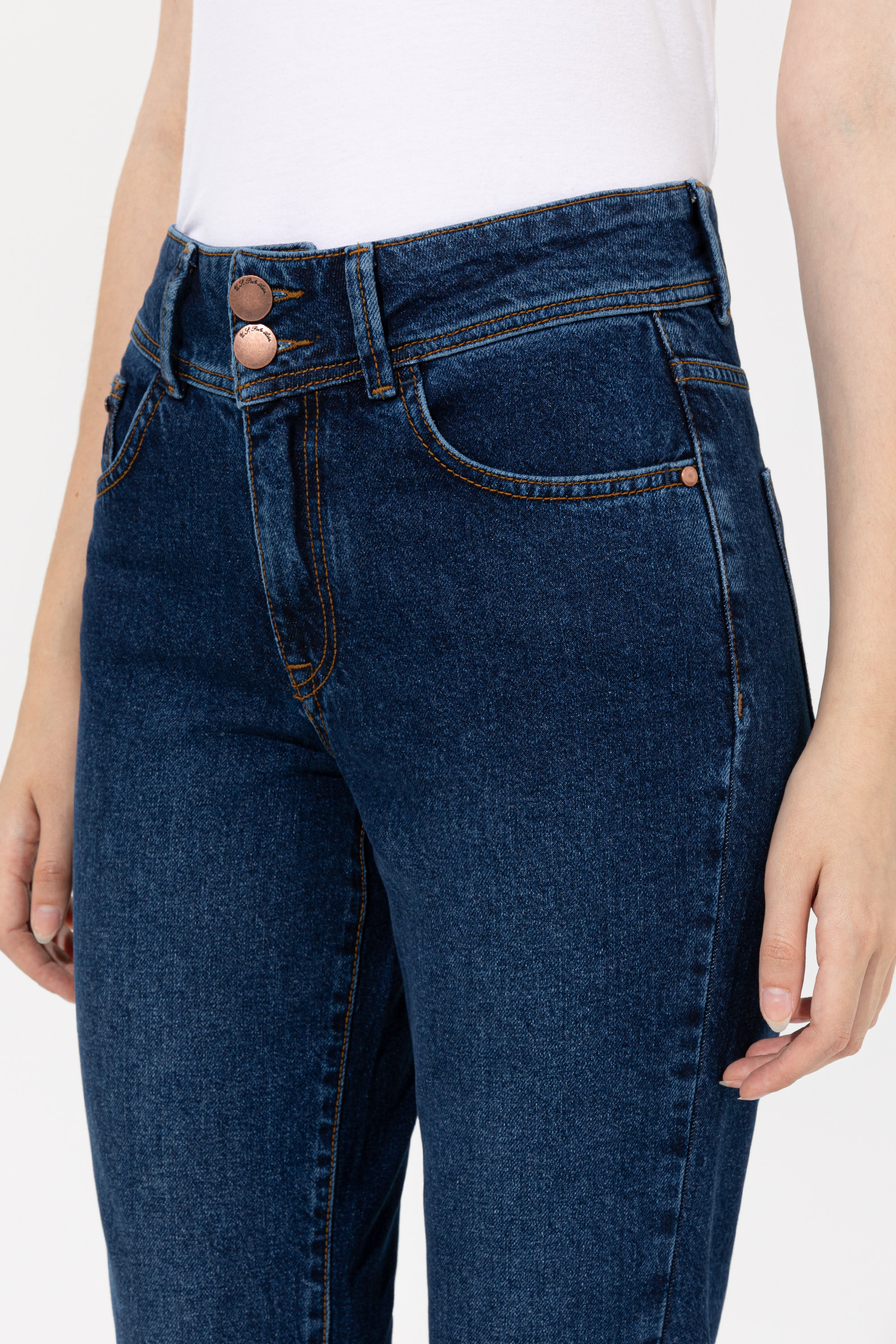 Kadın Mavi Jean Pantolon - Image 6