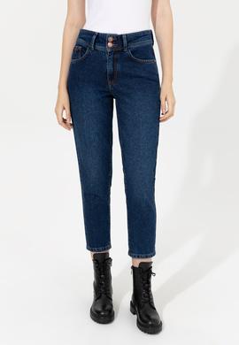 Kadın Mavi Jean Pantolon - 50256164005