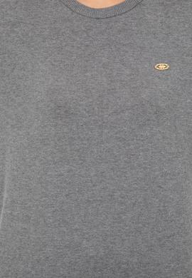 Kadın Gri Melanj  Bisiklet Yaka Basic Kazak - 50251905047