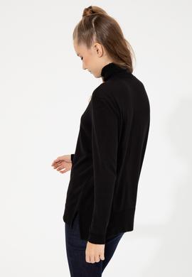 Kadın Siyah Basic Kazak - 50251997006