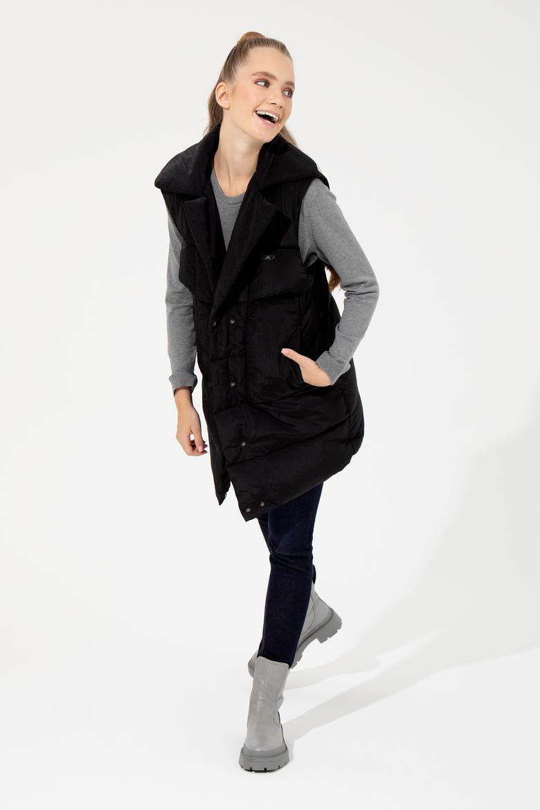 Kadın Siyah Yelek - 50252510031