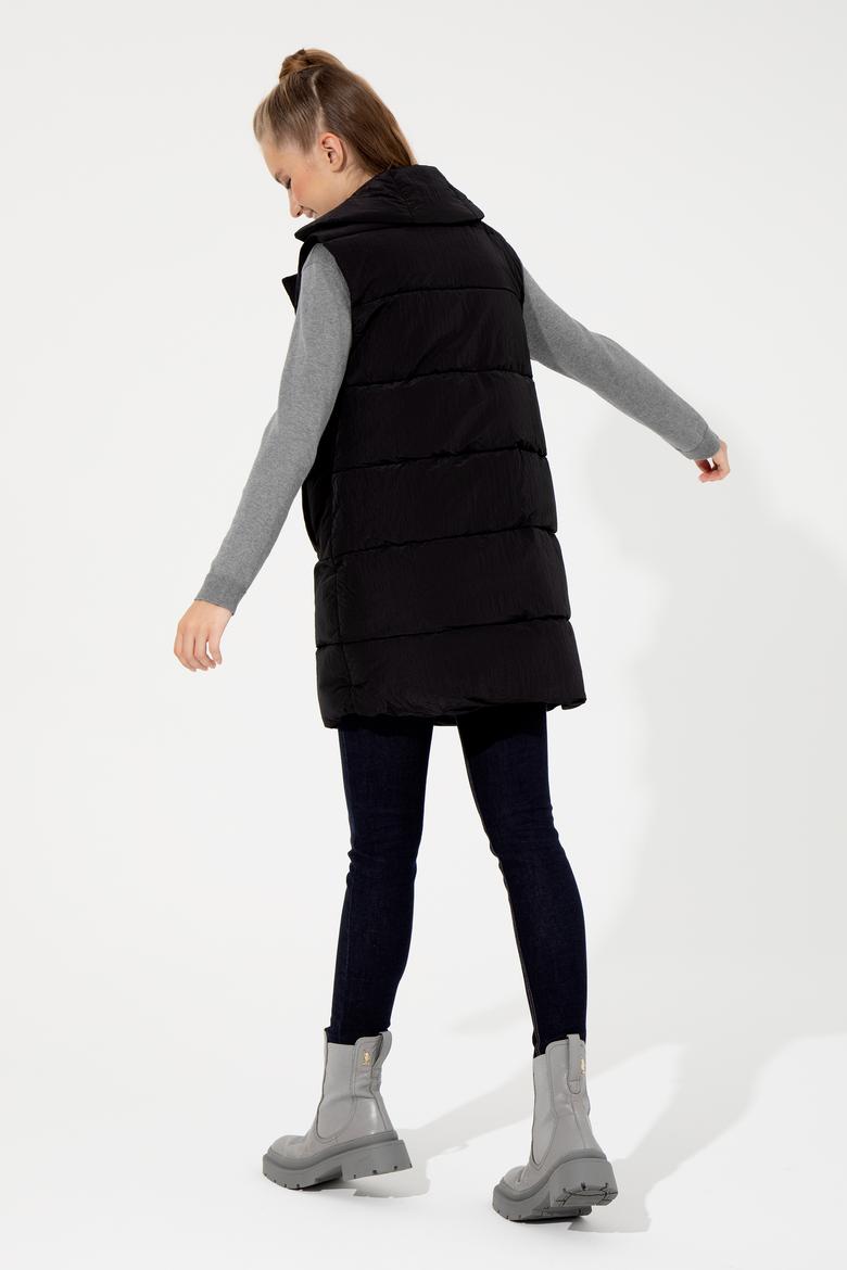 Kadın Siyah Yelek - 50252510031