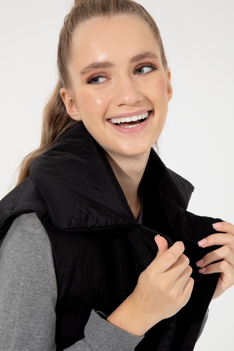 Kadın Siyah Yelek - 50252510031