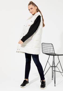 Kadın Ekru Yelek - 50252510013