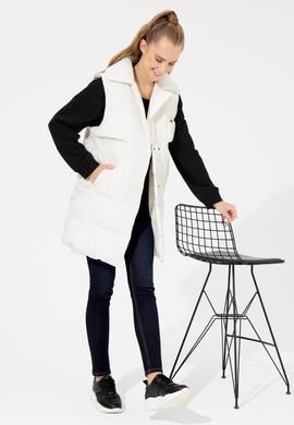 Kadın Ekru Yelek - 50252510013