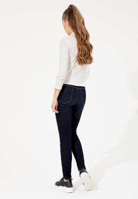 Kadın Koyu Mavi Jean Pantolon - 50260576005