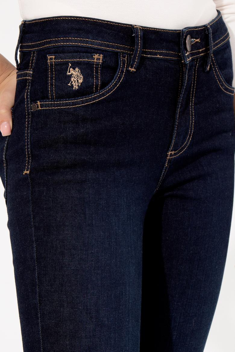 Kadın Koyu Mavi Jean Pantolon - 50260576005